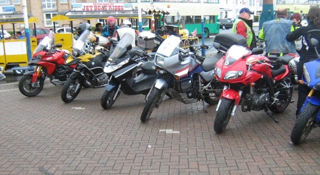 a row of bikes at the carousel southport